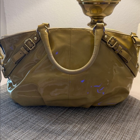 Coach Yellow Sofia Patent Leather Handbag - Picture 5 of 9